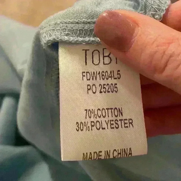 Tobi GISELLE BLUE SHIFT DRESS - Picture 12 of 12